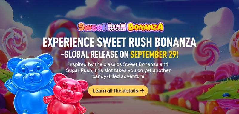 Sweet Rush Bonanza Banner