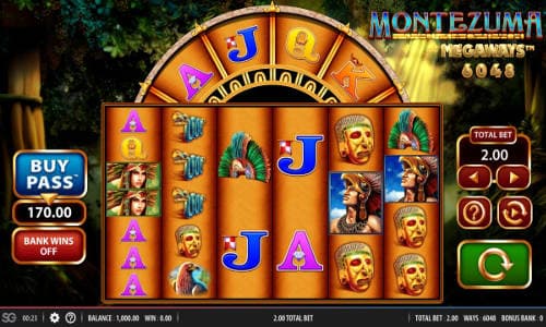 Montezuma Megaways Slot Gameplay