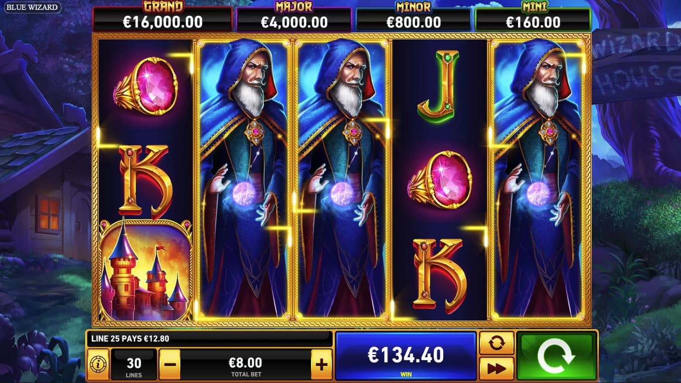 Blue Wizard Slot Gameplay