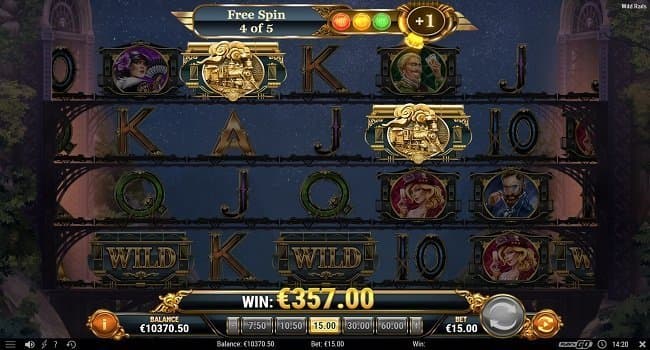 Wild Rails Slot Gameplay