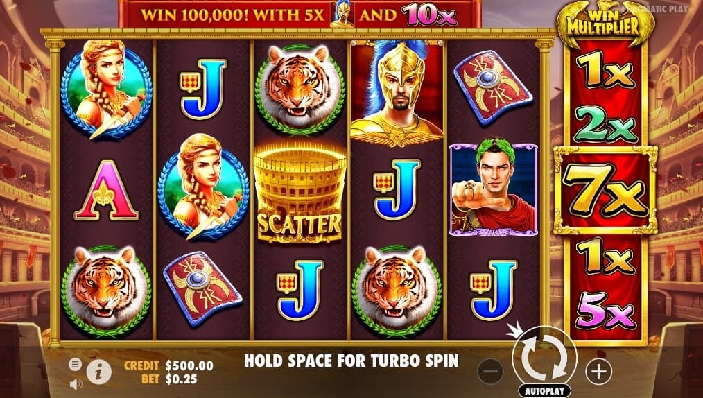 wild gladiators slot