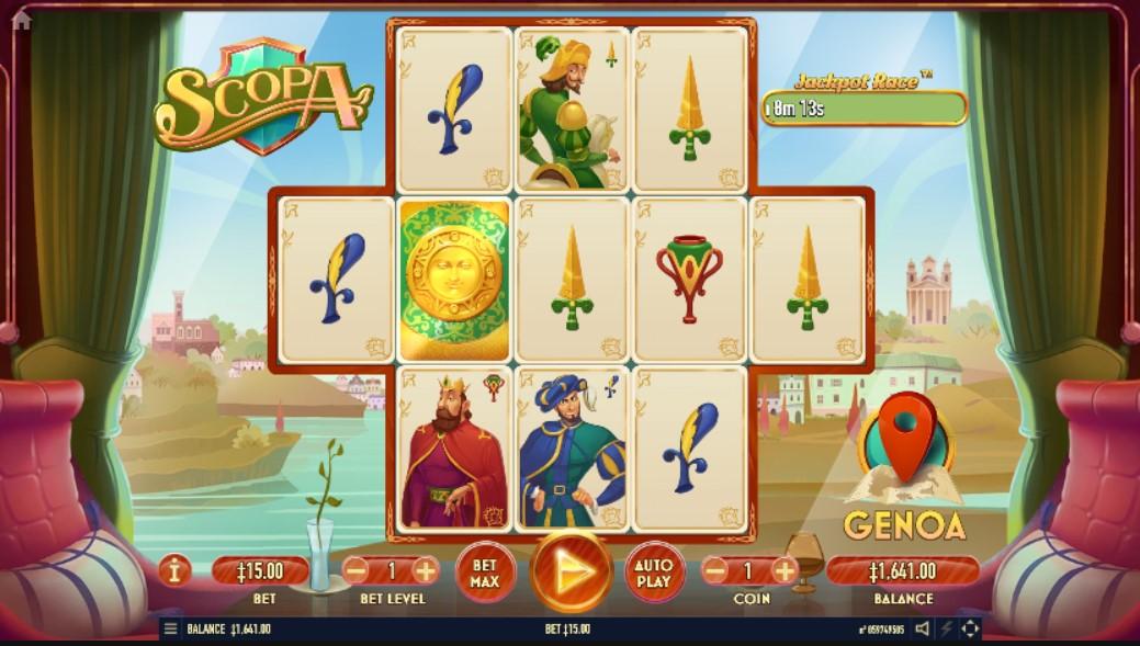 scopa-slot-gameplay