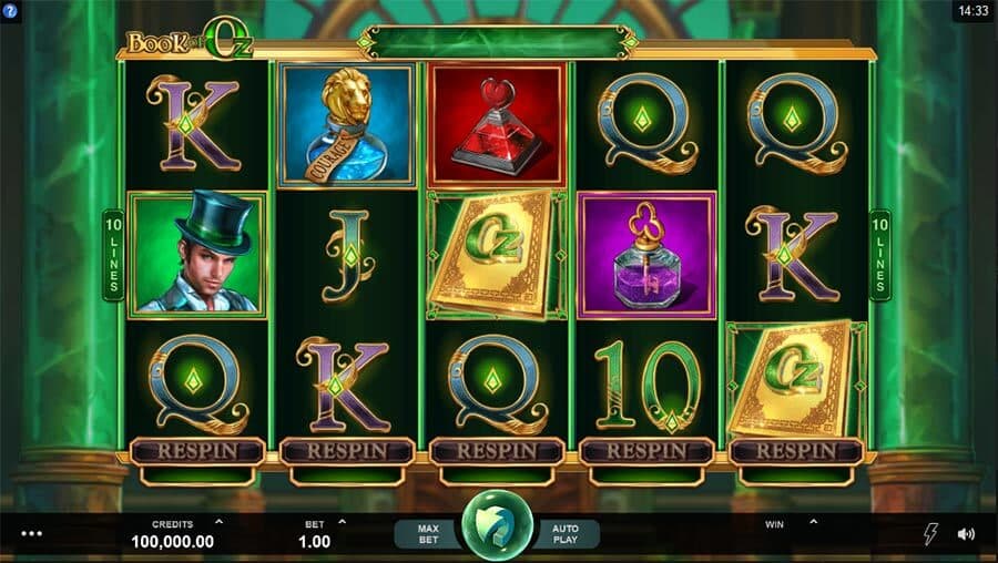 book of oz slot