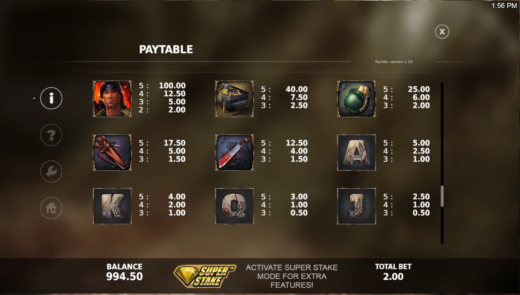 rambo-slot-paytable