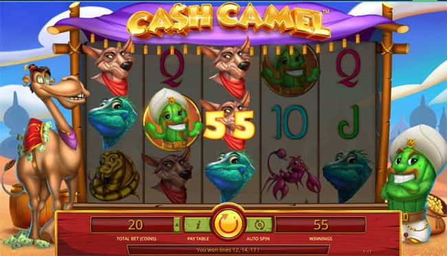 Cash Camel slot iSoftBet