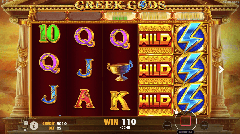 Greek Gods Slot Gameplay