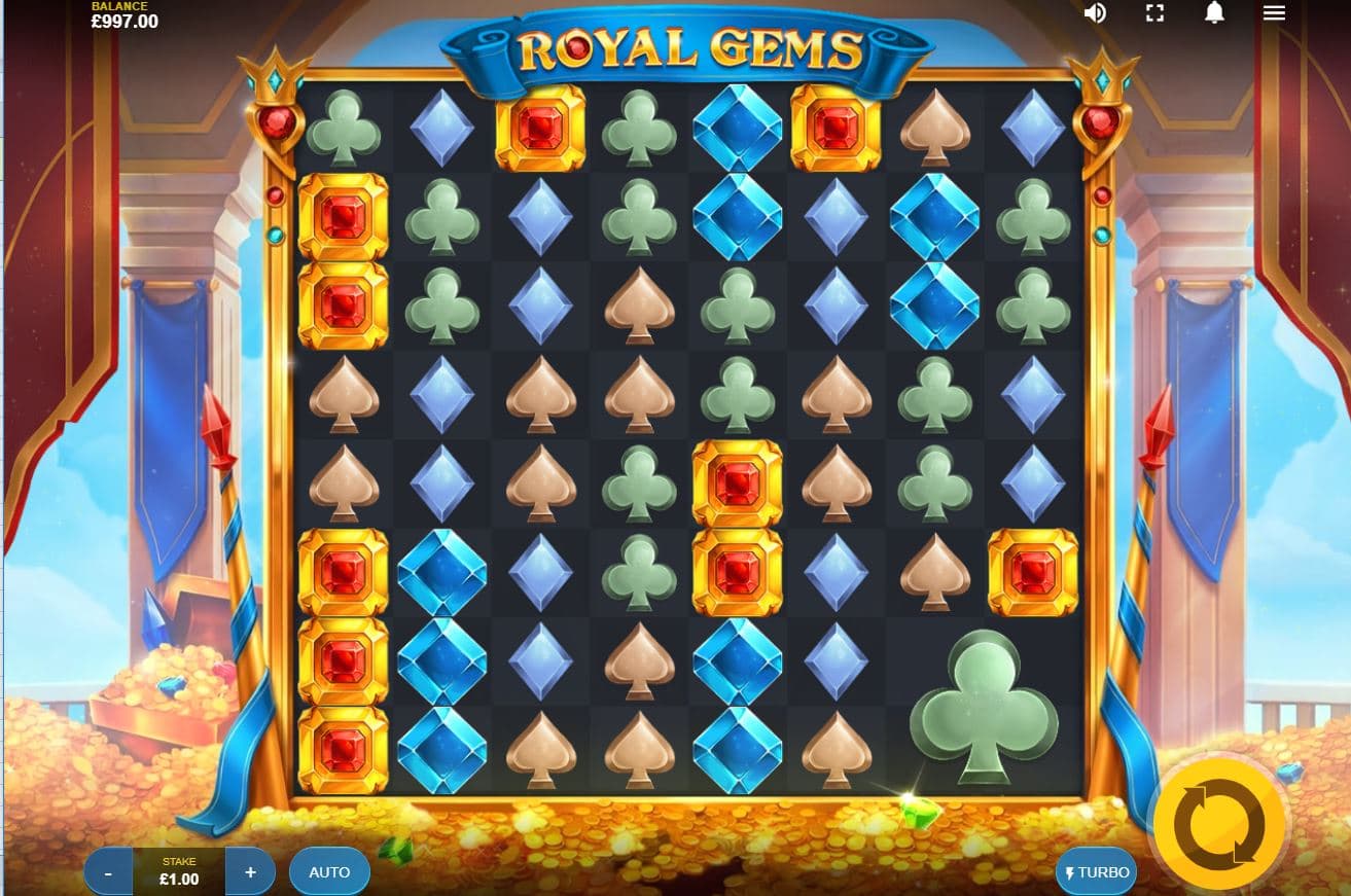 Royal Gems Slot Gameplay