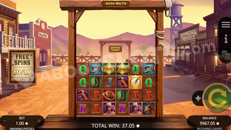 Replicating Wild symbols during the free spins feature.