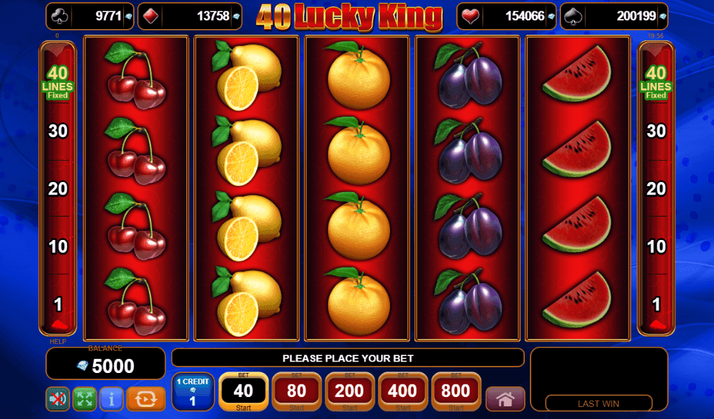 40 lucky king slot