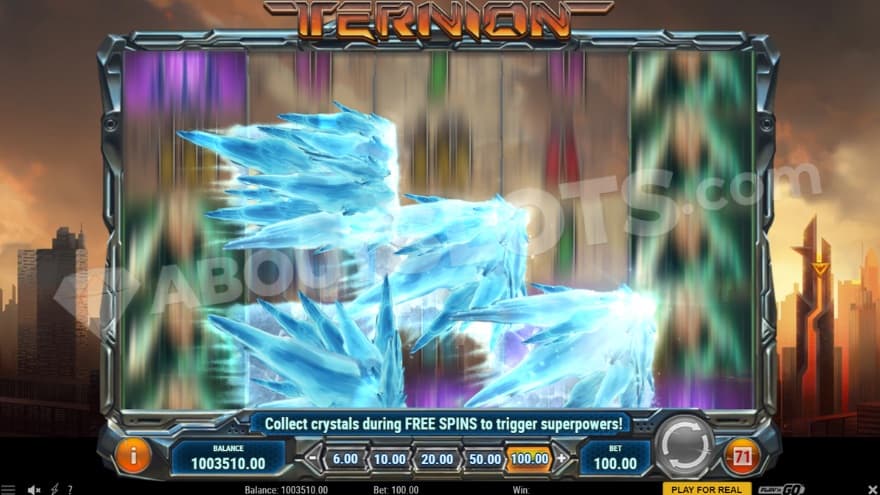 An image of the Ice Shards feature