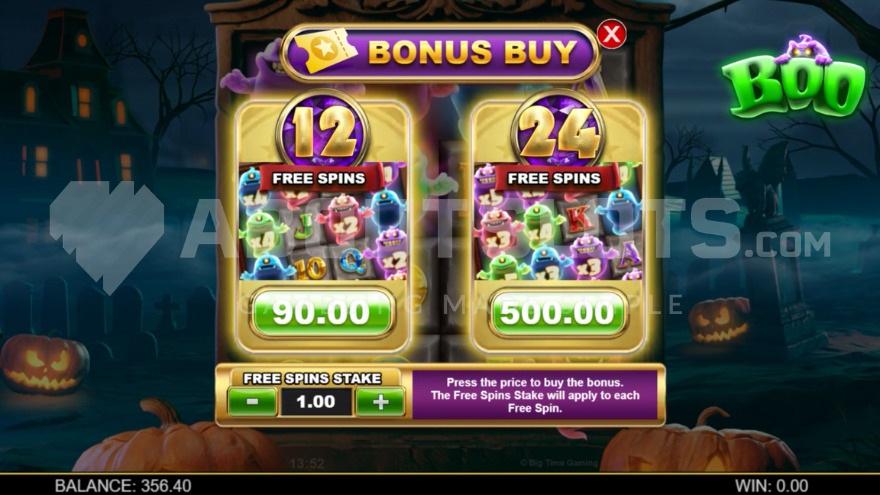 90X and 500X Bonus Buy