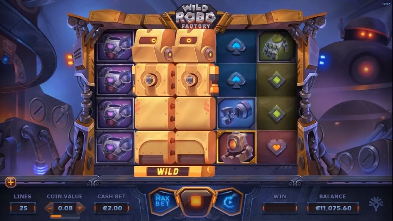 wild robo factory slot