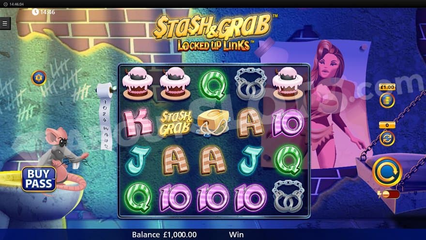 A casino slot in a prison cell.