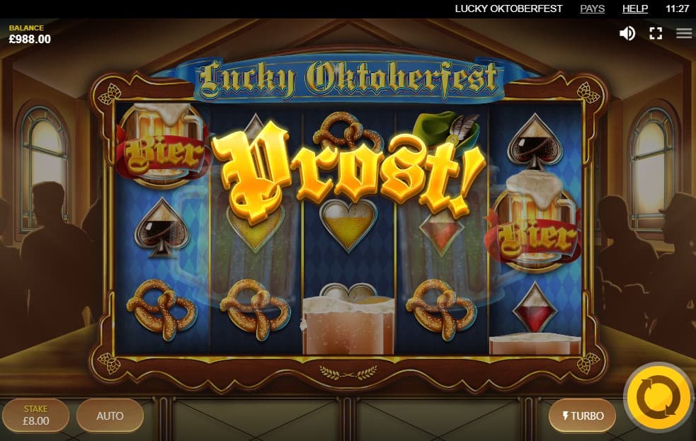 Lucky Oktoberfest Slot Gameplay