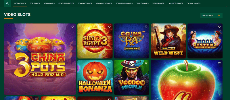 A collection of exciting slot games at Gomblingo.