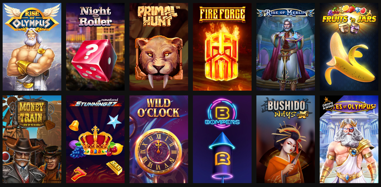 A picture containing text, slot machine, bunch, differentDescription automatically generated