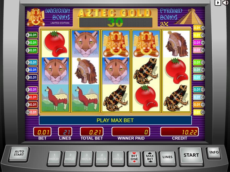 Aztec Gold Slot Gameplay