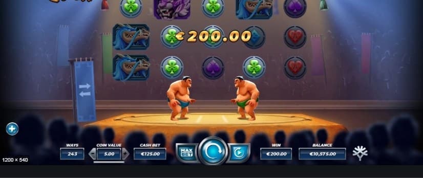 Yokozuna Clash Slot Gameplay