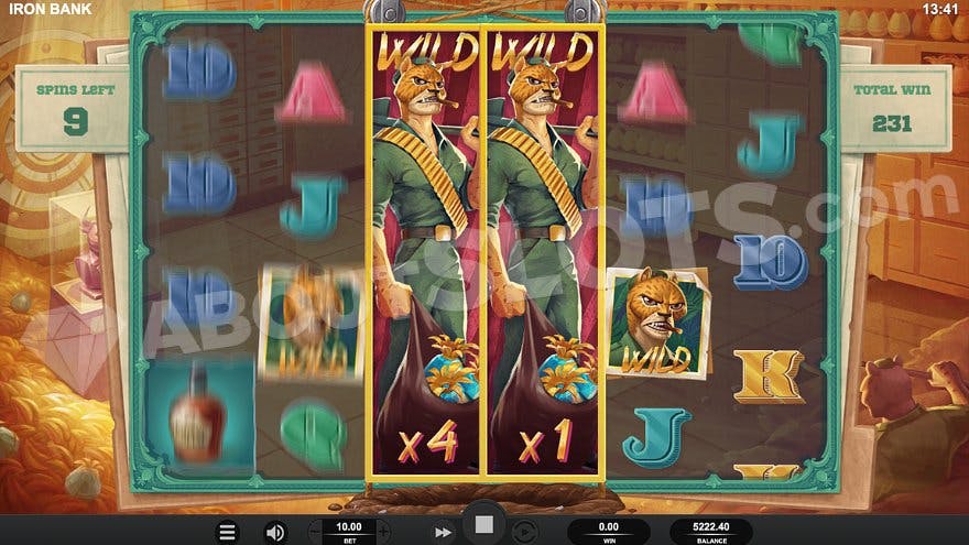 Expanding Wilds on reels 3 and 4 in the Free Spins.