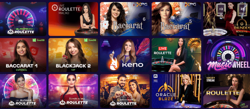 The real casino experience at StakeWin Casino.‍