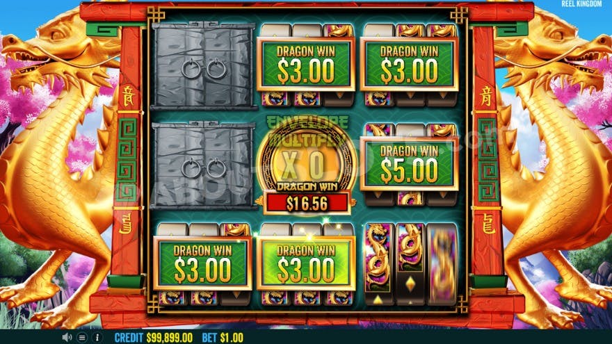 Mini Slot Machine bonus game with two locked mini slots.
