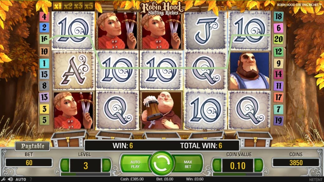 Robin Hood Shifting Riches Slot Gameplay