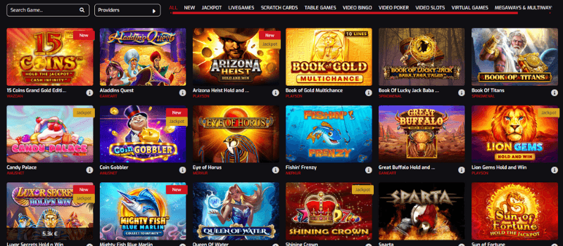 Casino slot games: Book of Dead, Starburst, Gonzo's Quest, and many more.