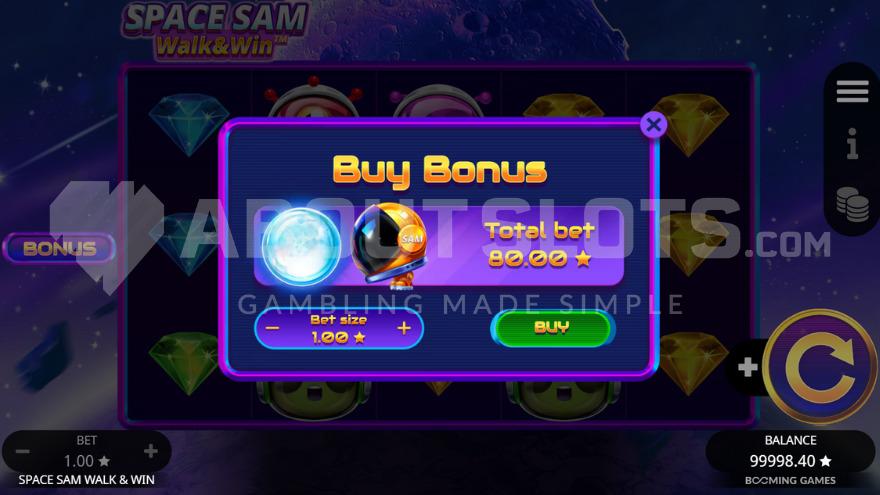 Bonus Buy 80X the bet