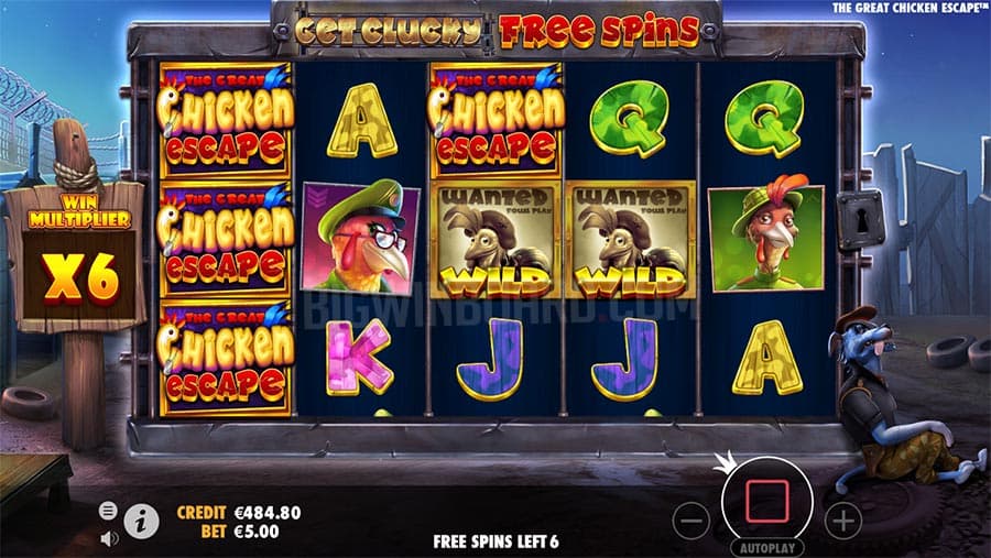 The Great Chicken Escape Slot Gameplay