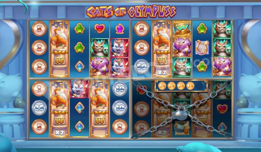 A screenshot of the Free Spins Feature