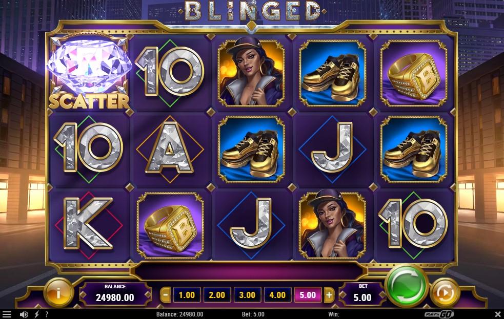 blinged-slot-gameplay