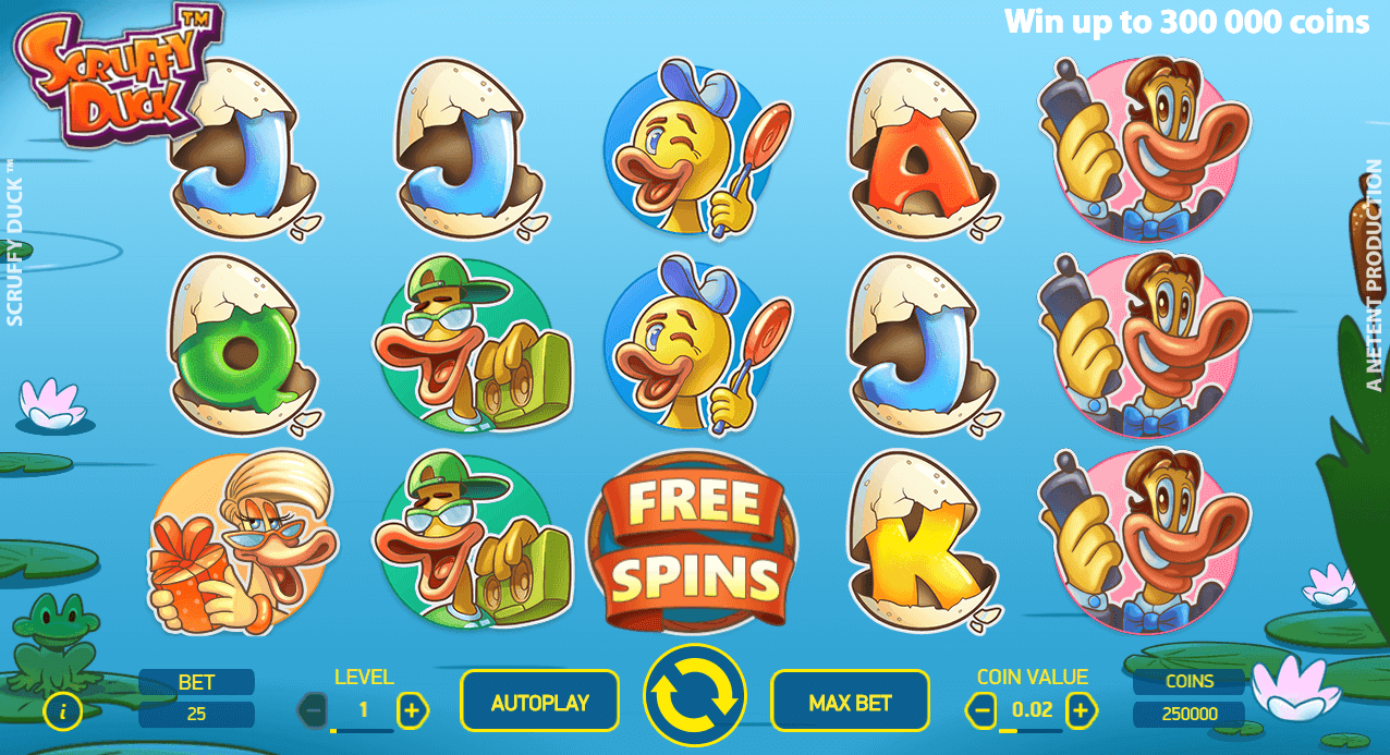 scruffy duck slot