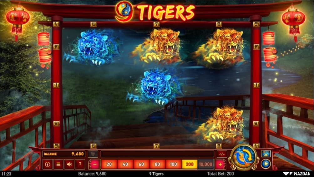 9 Tigers Slot Gameplay