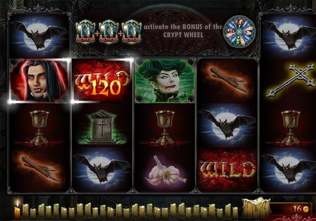 Crypt of the Vampires slot Red Rake Gaming