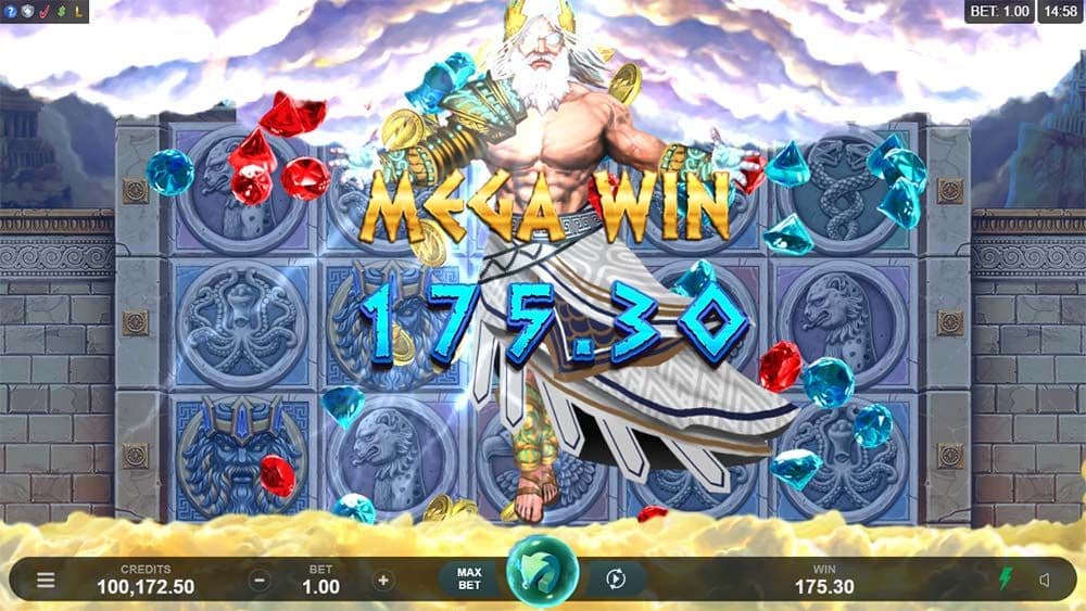 Ancient Fortunes Zeus Slot Gameplay