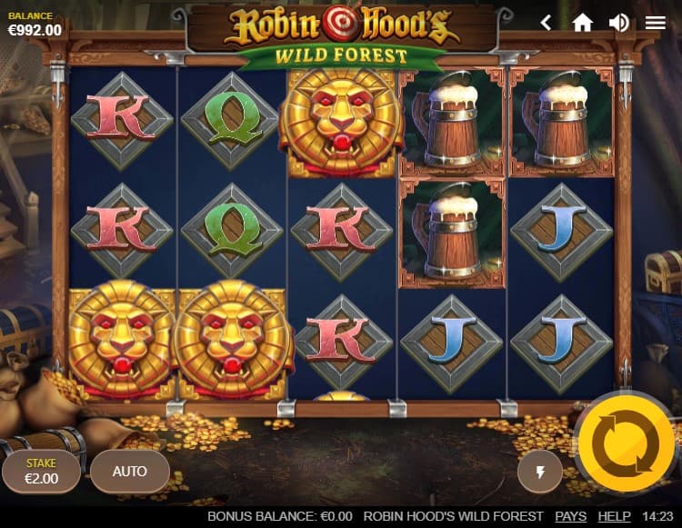 Robin Hood's Wild Forest Slot Gameplay