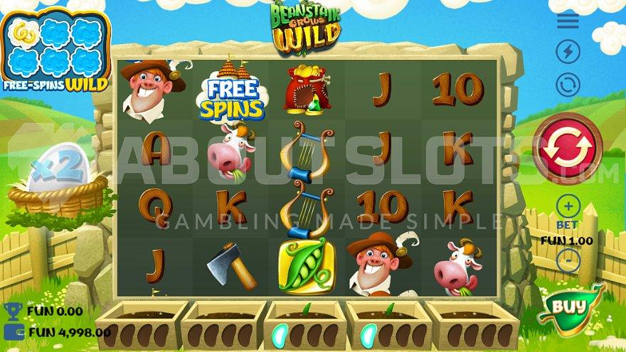 A casino slot on a farm.