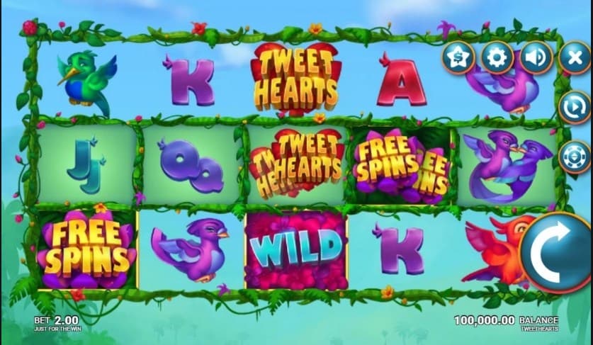 Tweethearts Slot Gameplay