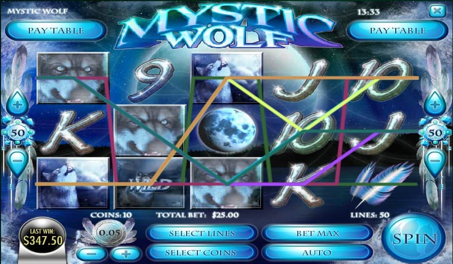 Mystic Wolf slot by Rival Gaming