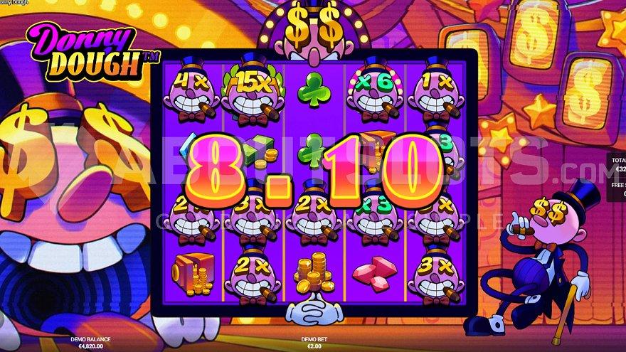 A win containing Donny Symbols in the Free Spins.