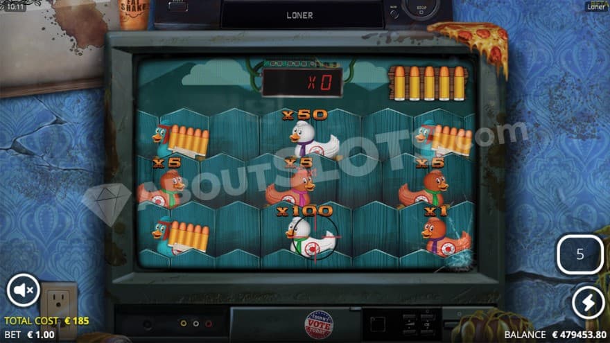 A screenshot of the Shoot Shoot Duck feature