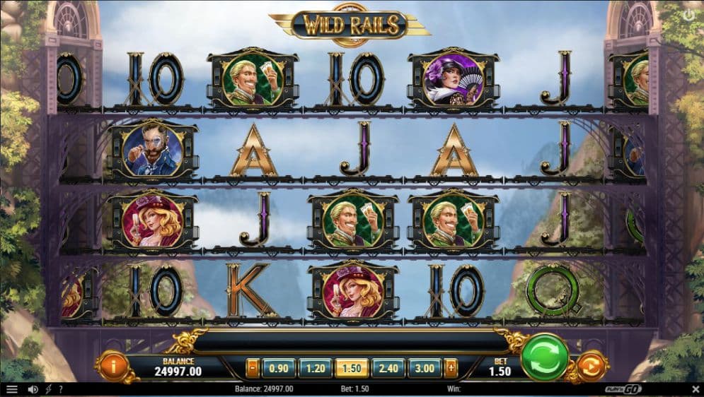 Wild Rails Slot Gameplay