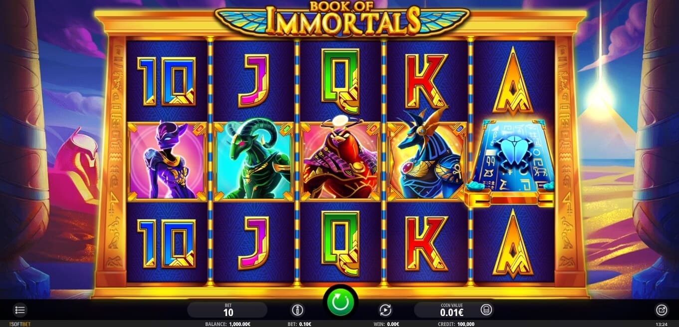 book of immortals slot