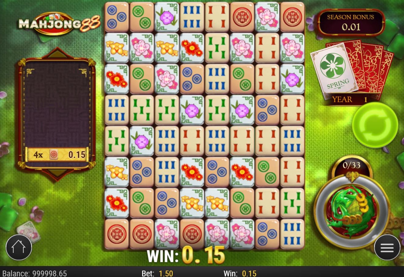 Mahjong 88 Slot Gameplay