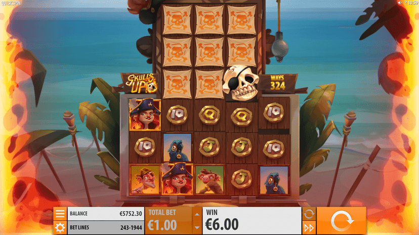 Skulls Up Slot Gameplay