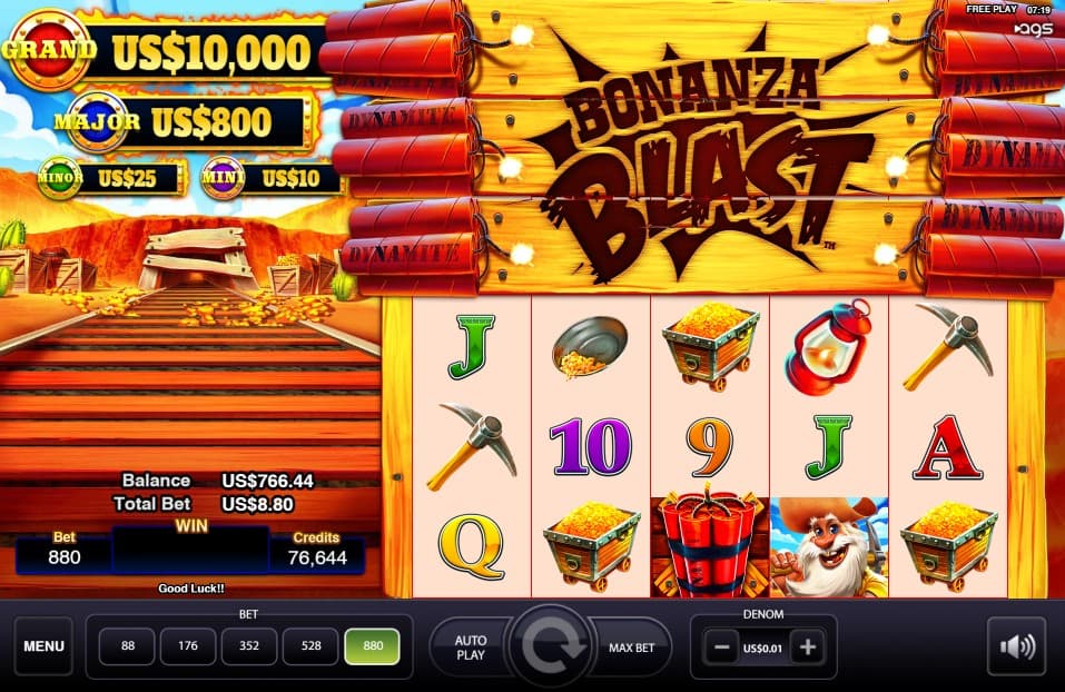 Bonanza Blast Slot Gameplay