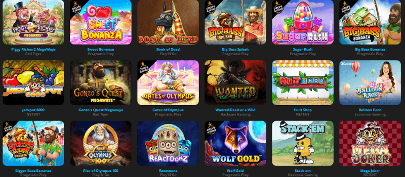 HeyCasino Slot Games: Spin a variety of exciting video slots and classic fruit machines.