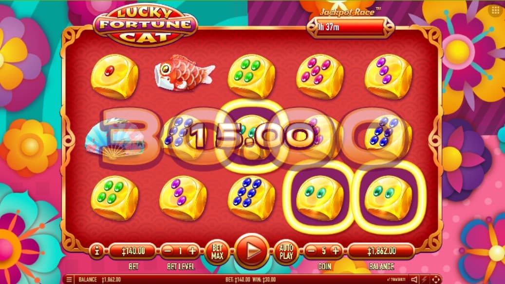 Lucky Fortune Cat Slot Gameplay