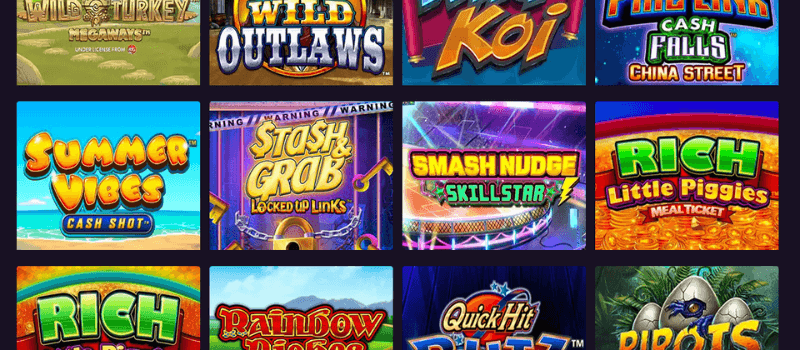  Wide variety of slot games to choose from at Cosmic Spins Casino