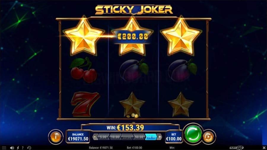 Sticky Joker Slot Gameplay